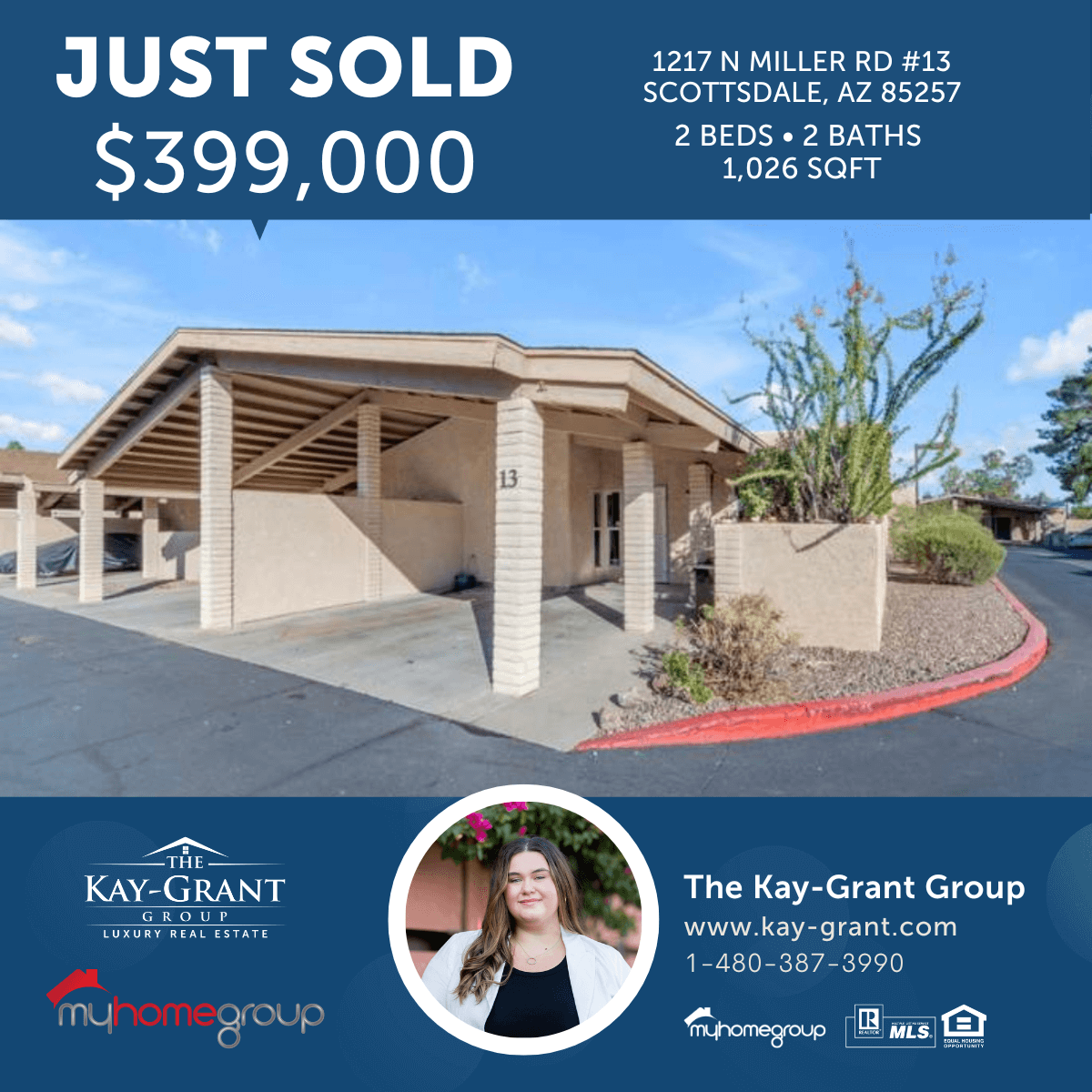 two-bedroom Scottsdale condo just closed