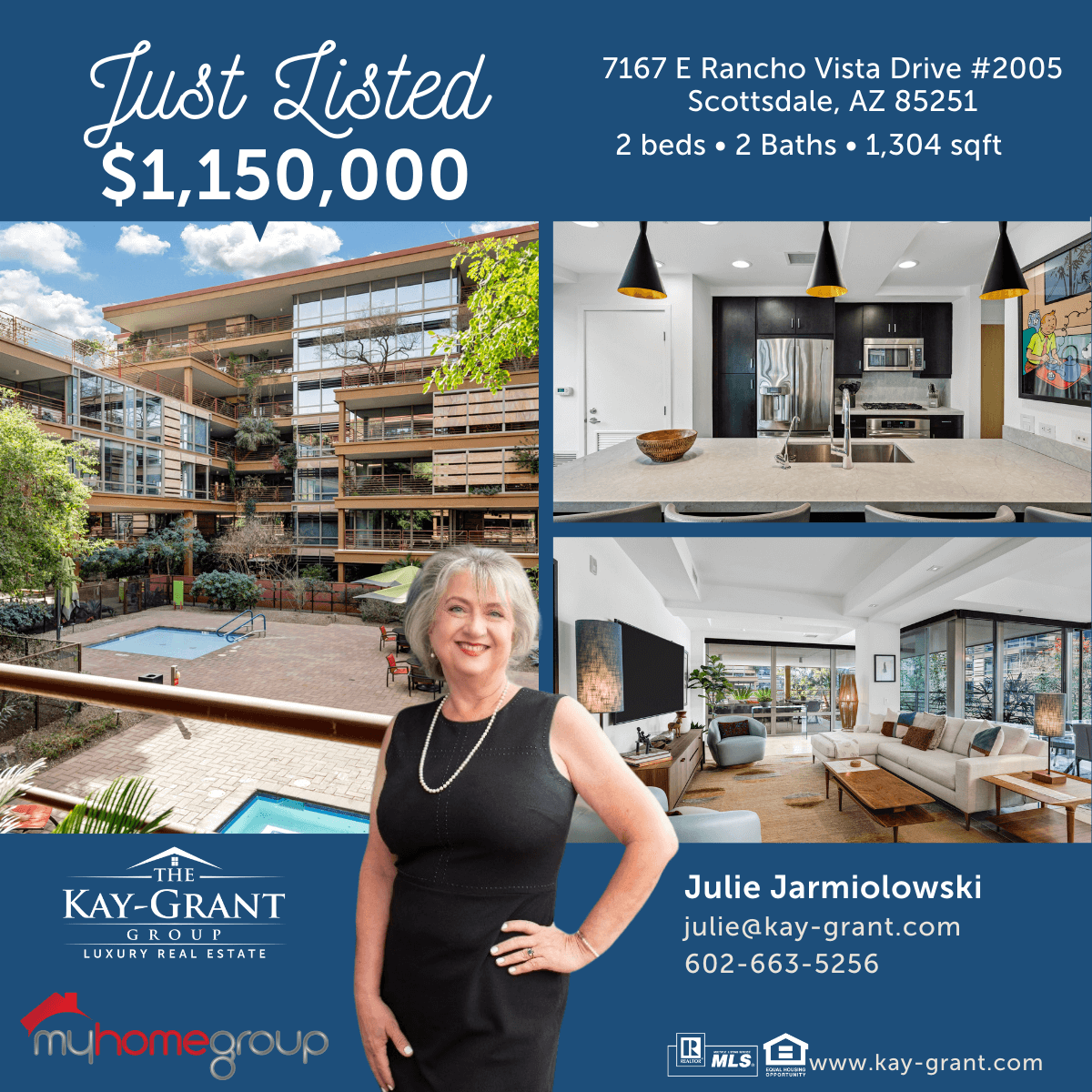 two-bedroom Scottsdale luxury condo just listed