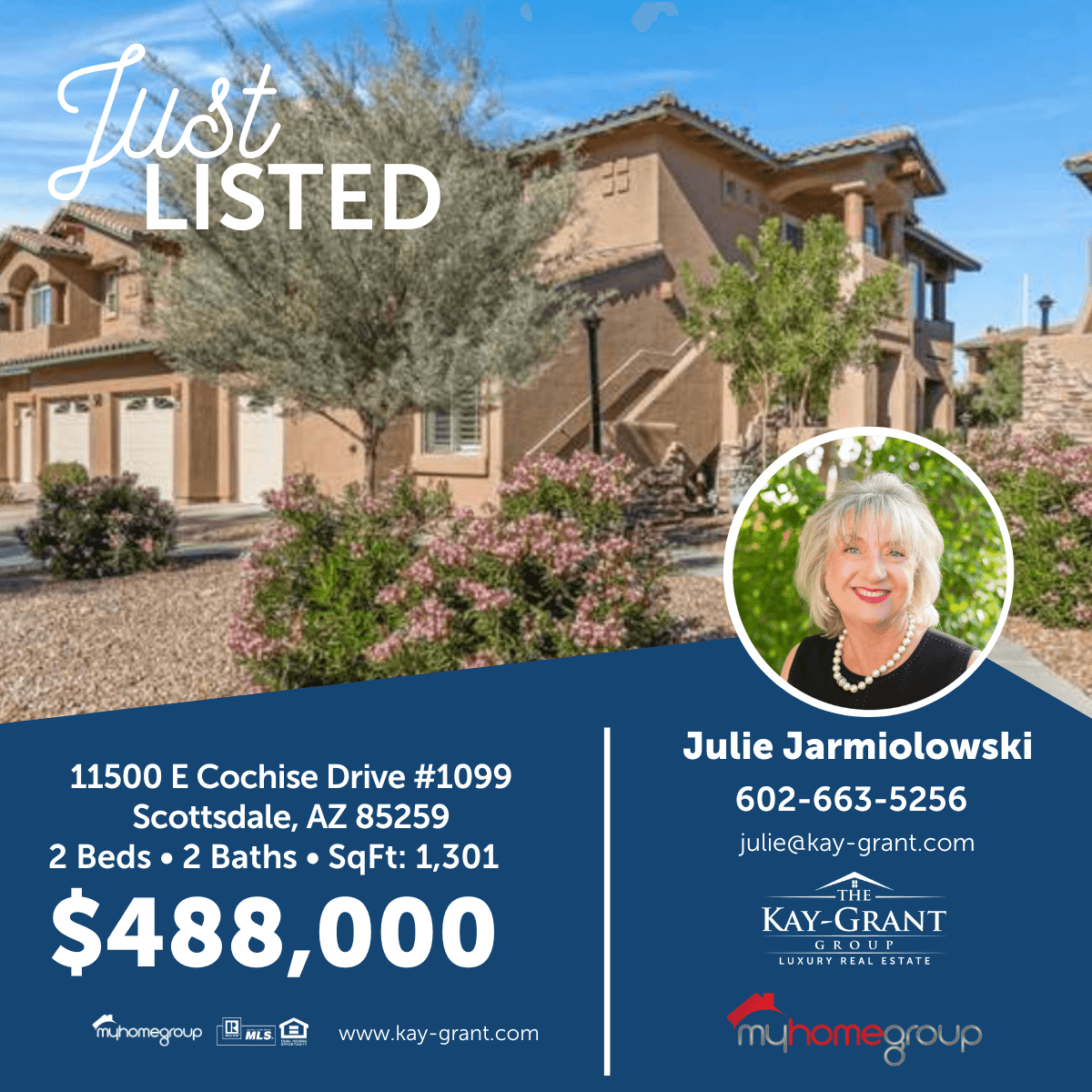 two-bedroom Scottsdale condo just listed