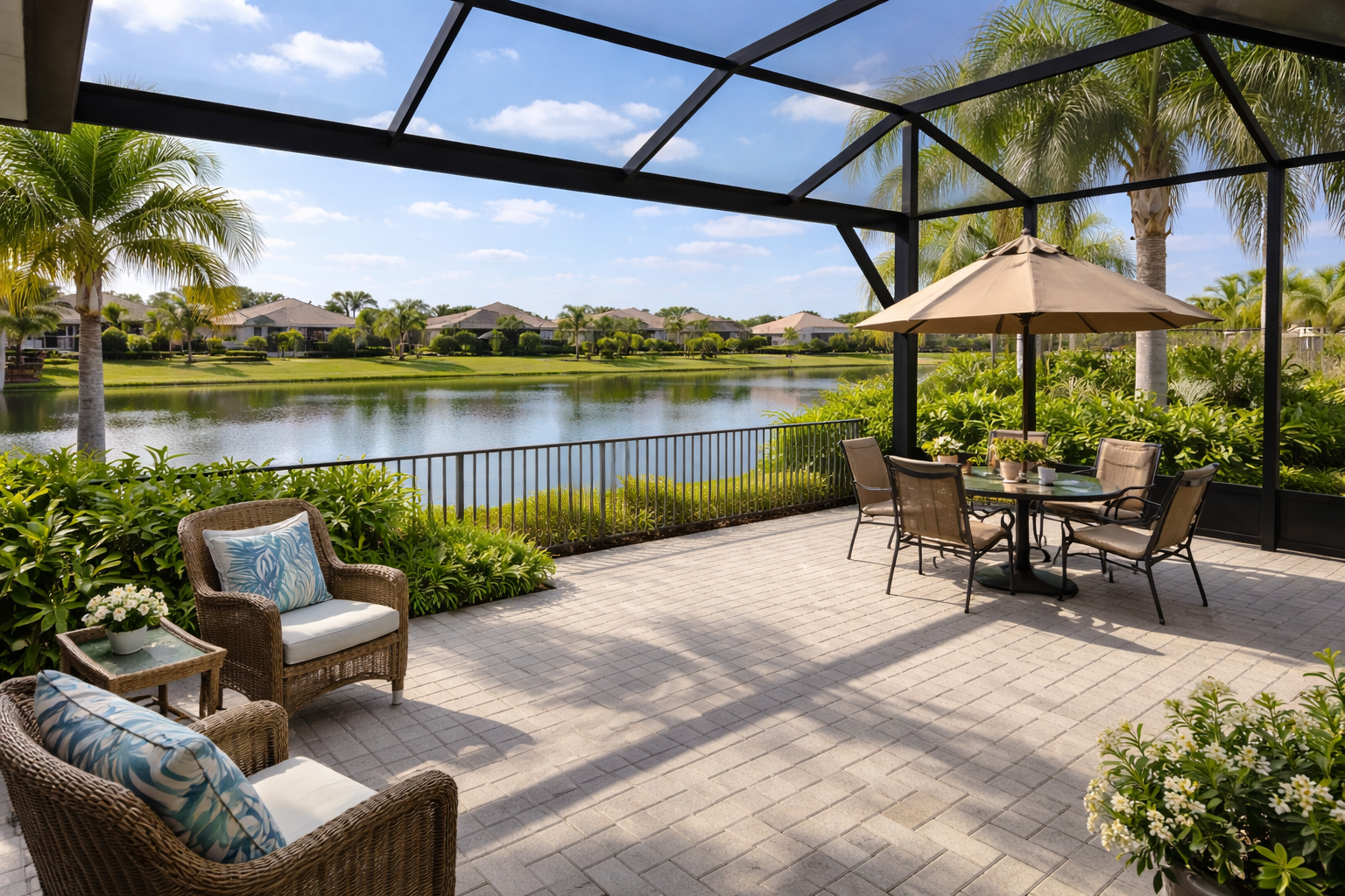 low maintenance Florida home design for homeowners moving from Palm Beach County