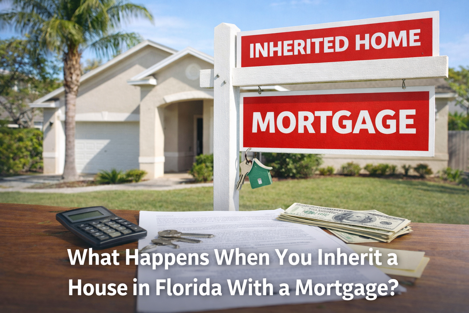 Inherited house with mortgage and probate property responsibilities in Florida