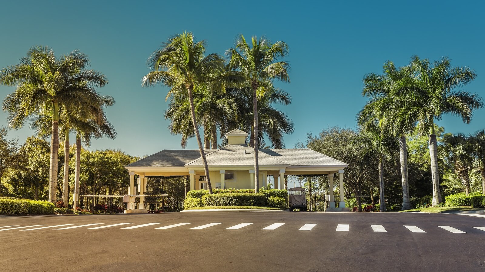Single-family home on a lake in a gated Florida community
