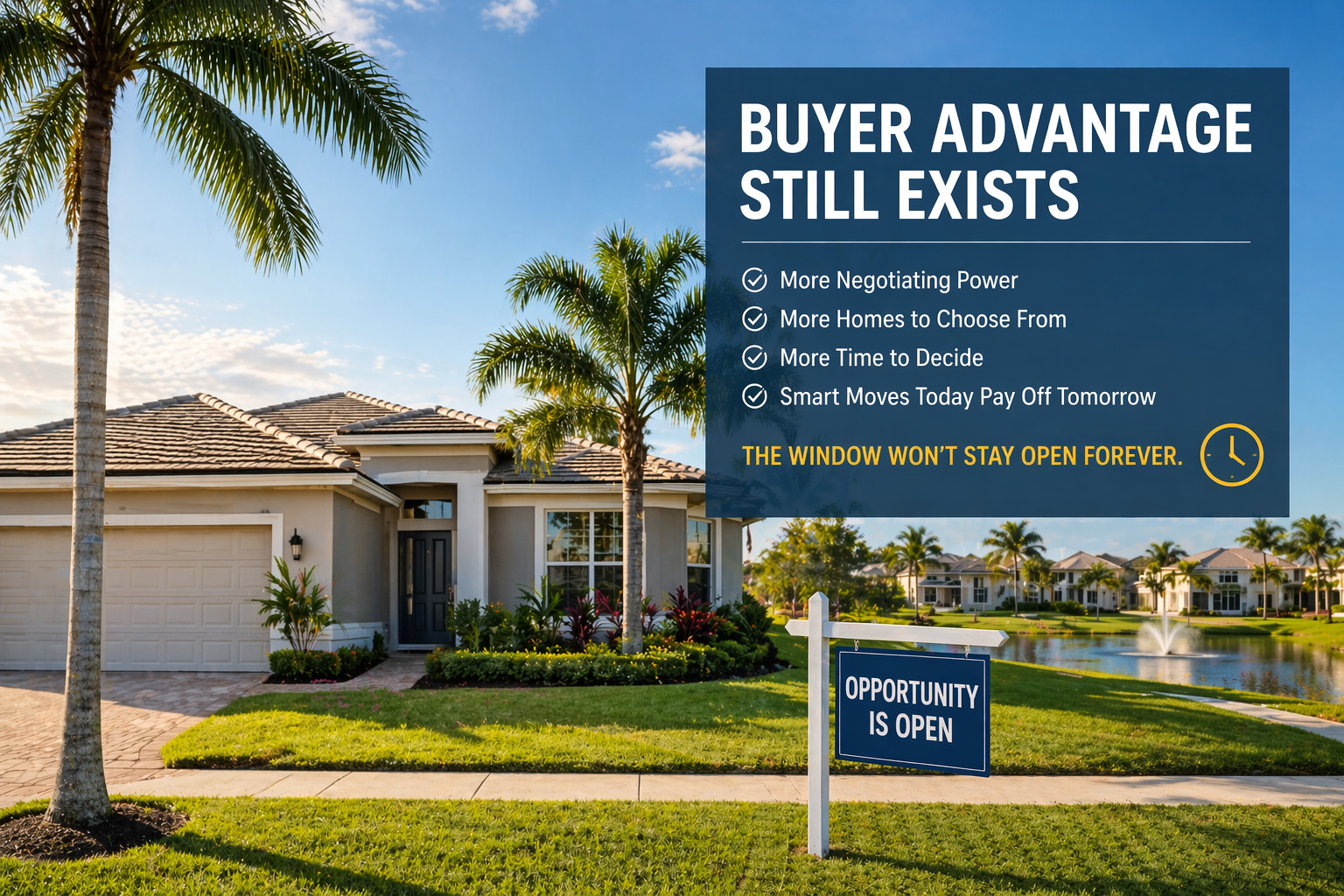 Modern Port St. Lucie home in a balanced market showing buyer opportunity before rising competition