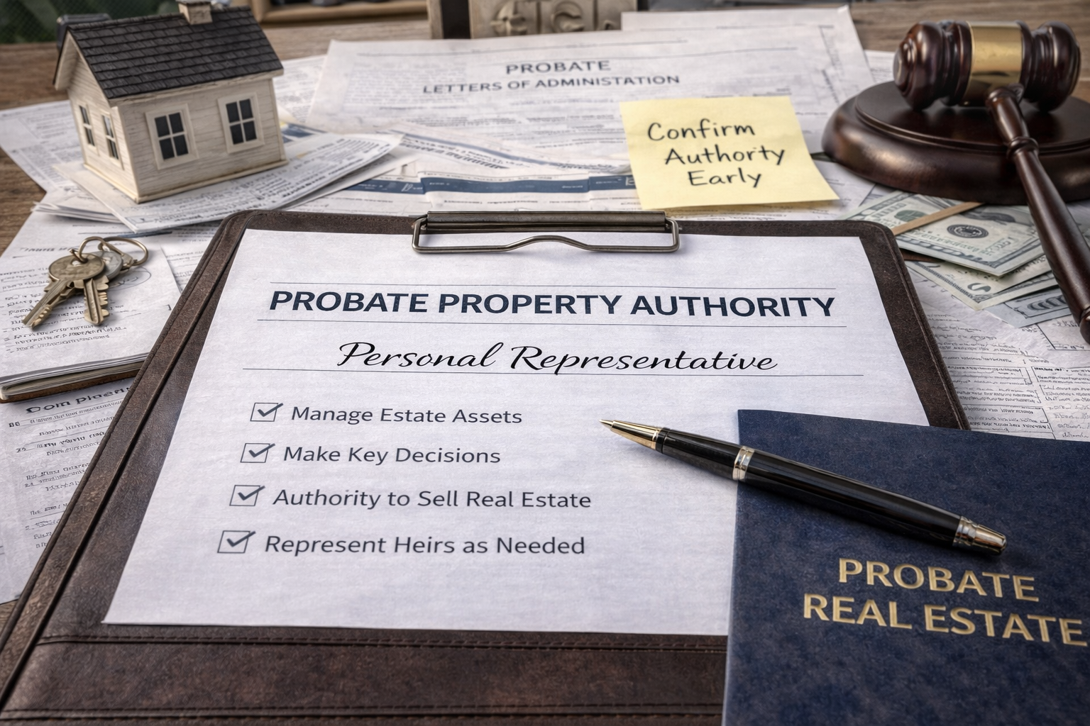 Personal representative reviewing authority and inherited property decisions in Florida probate