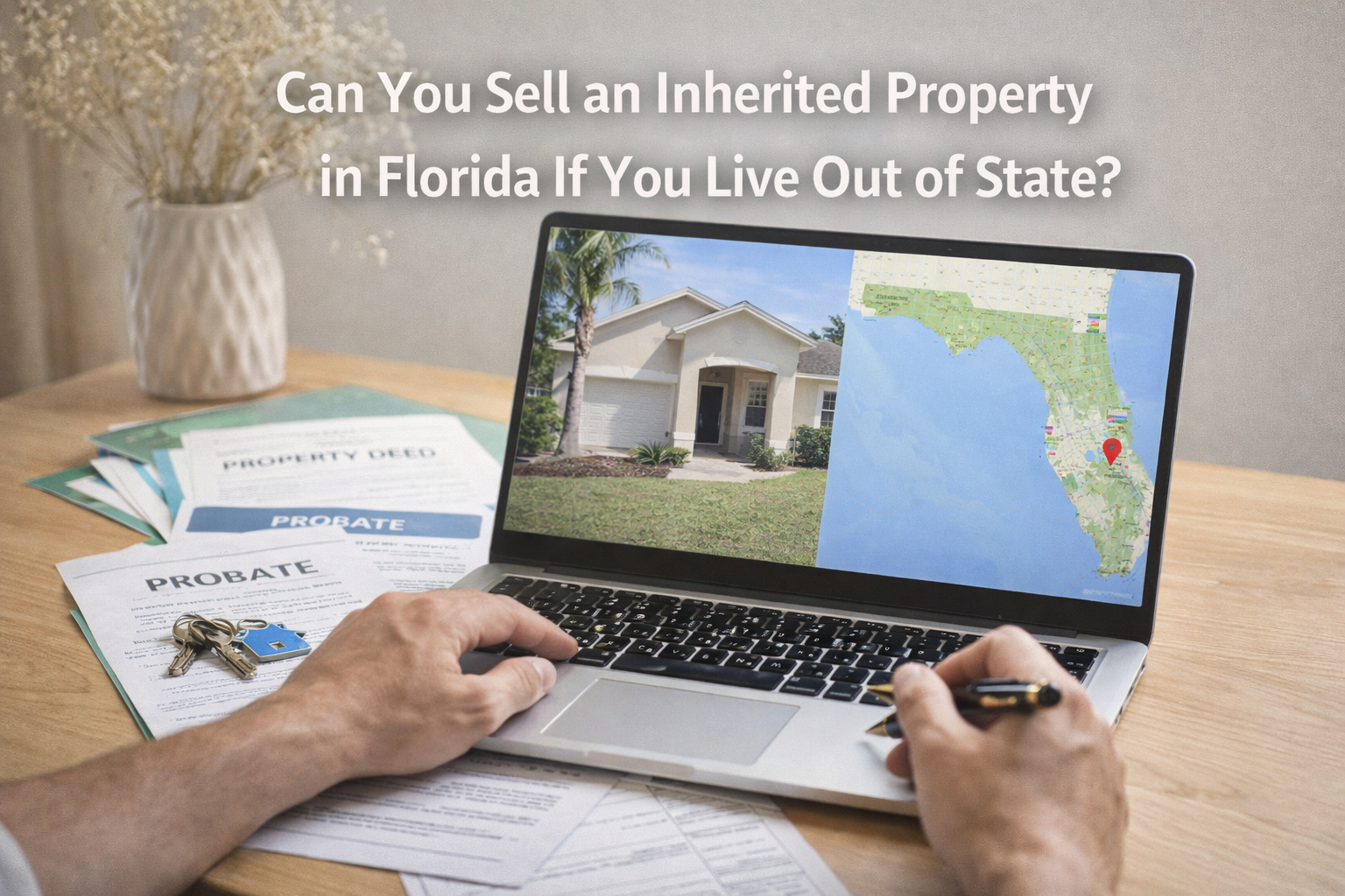 Out-of-state inherited property management and probate home sale in Florida