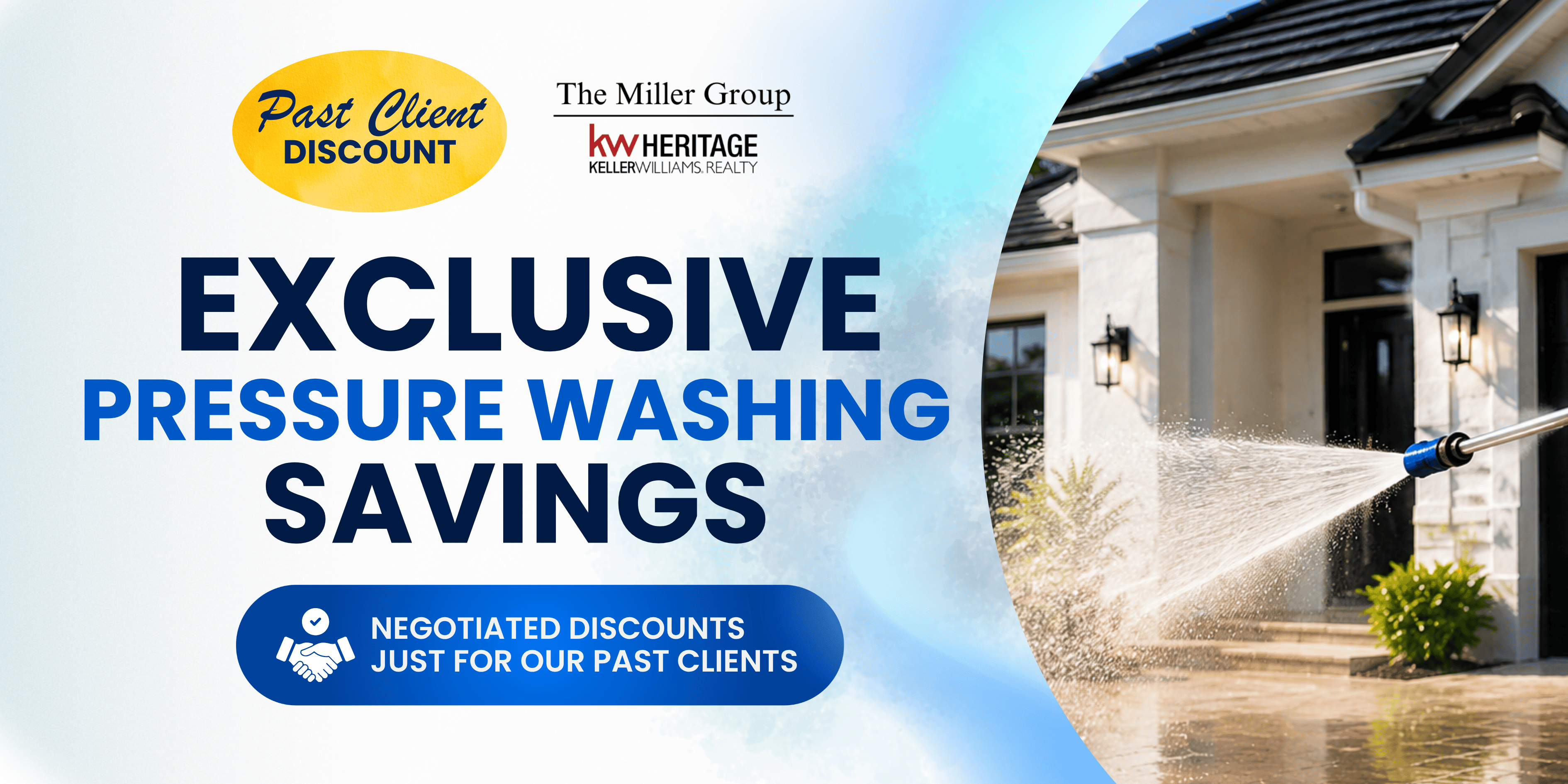 Power Washing Past Client Discount Banner