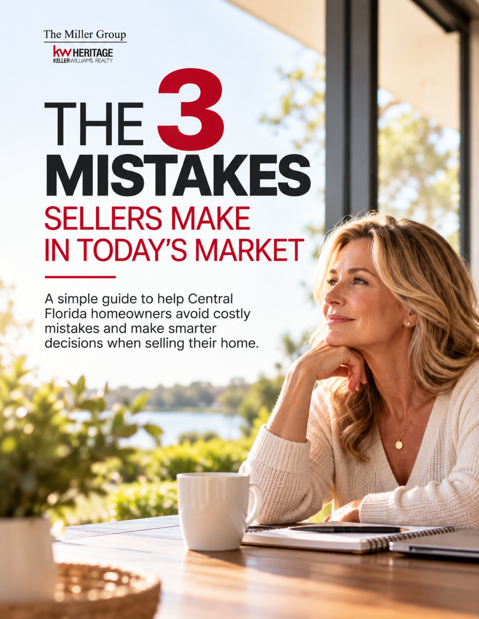 Cover of the guide: The 3 Mistakes Sellers Make in Today's Market