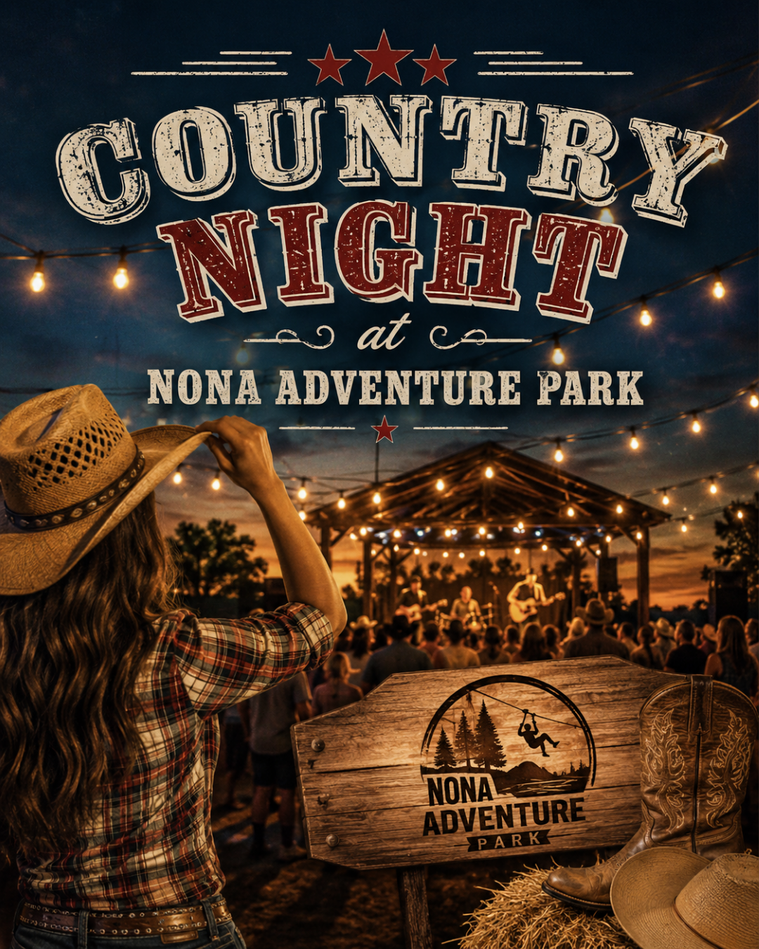 Country Night at Nona Adventure Park in Orlando Florida