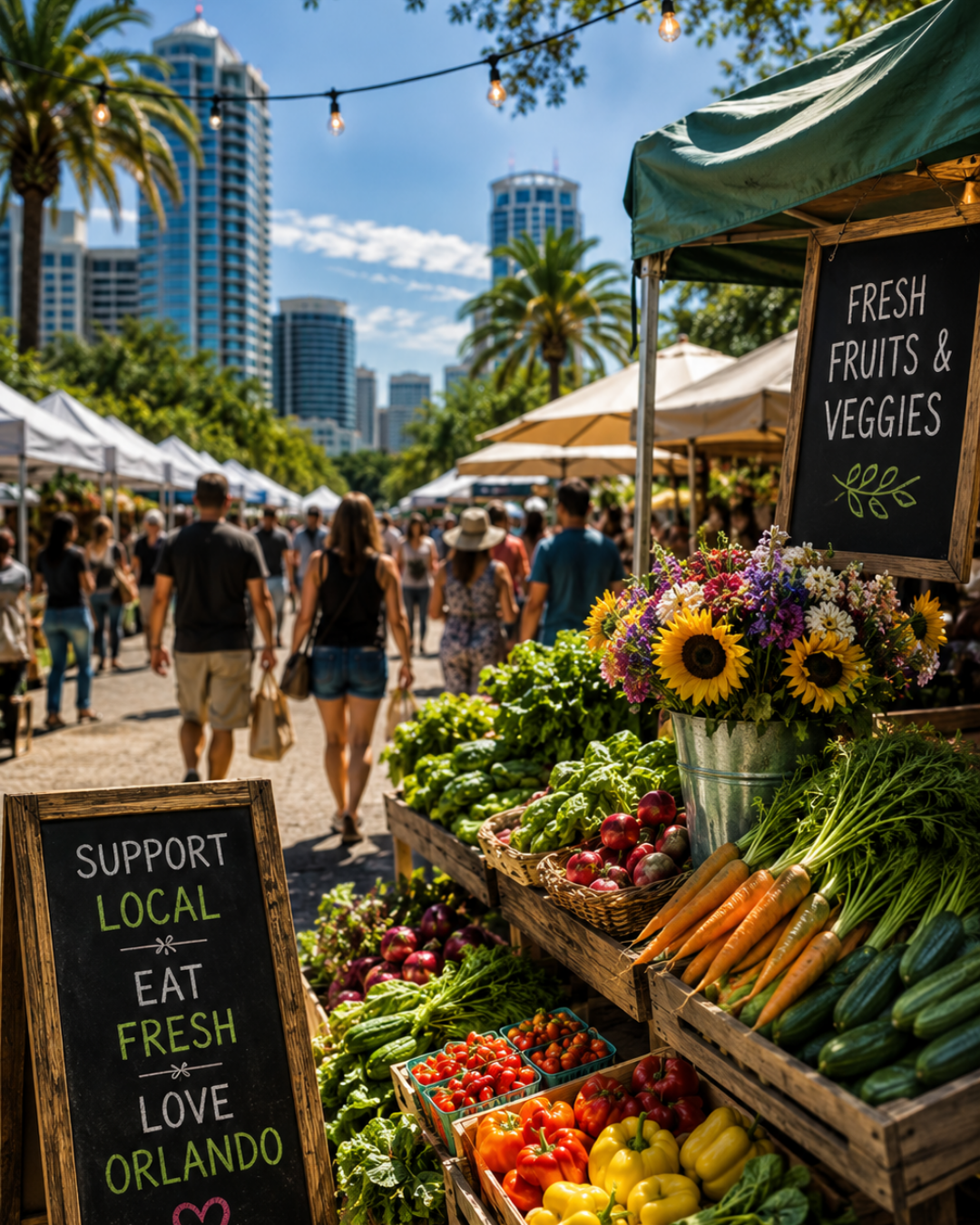 Orlando Farmers Market at Lake Eola Park