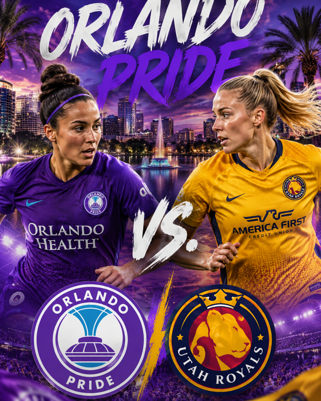 Orlando Pride soccer match at Inter and Co Stadium