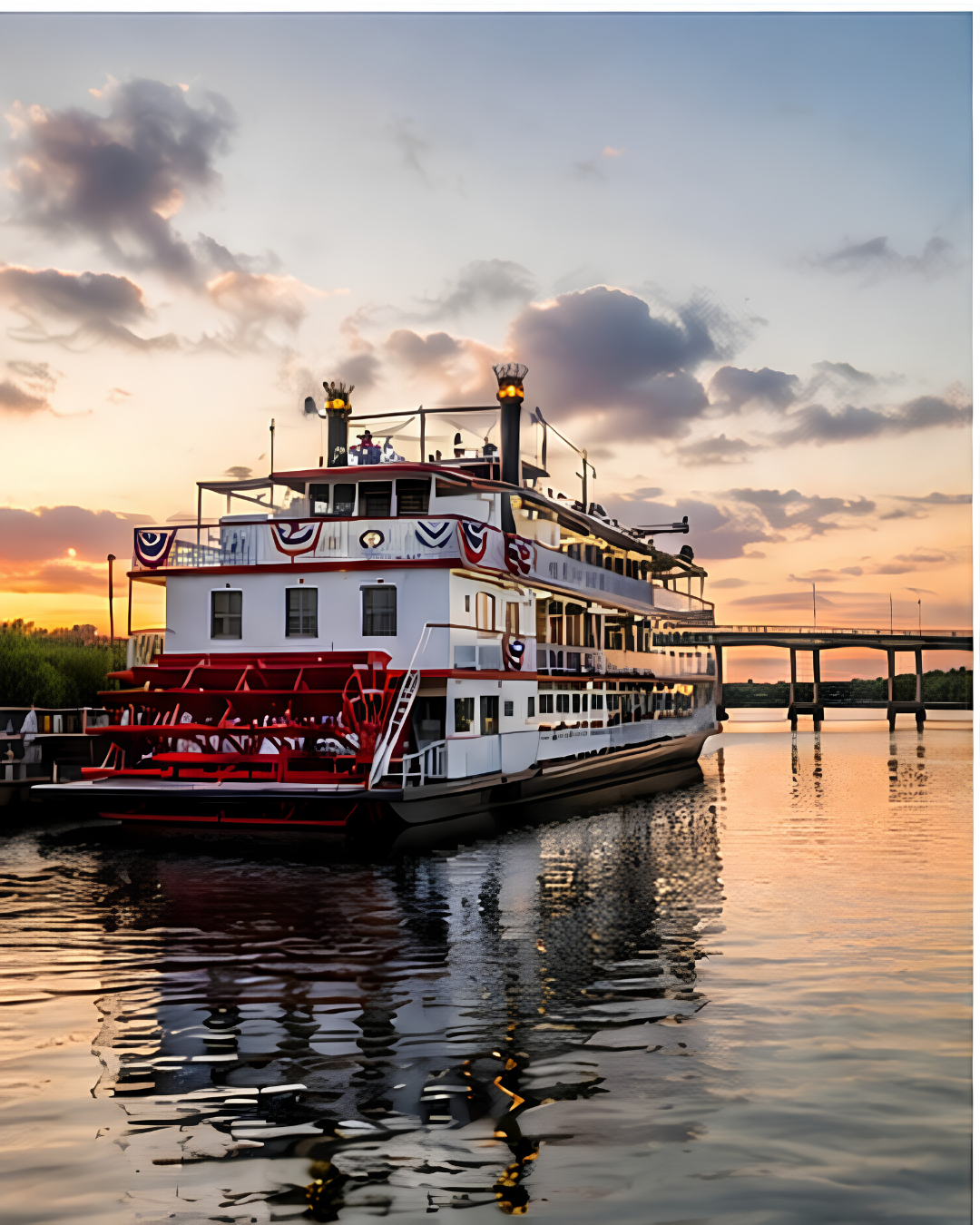 Riverboat dinner cruise on the St Johns River in Sanford Florida