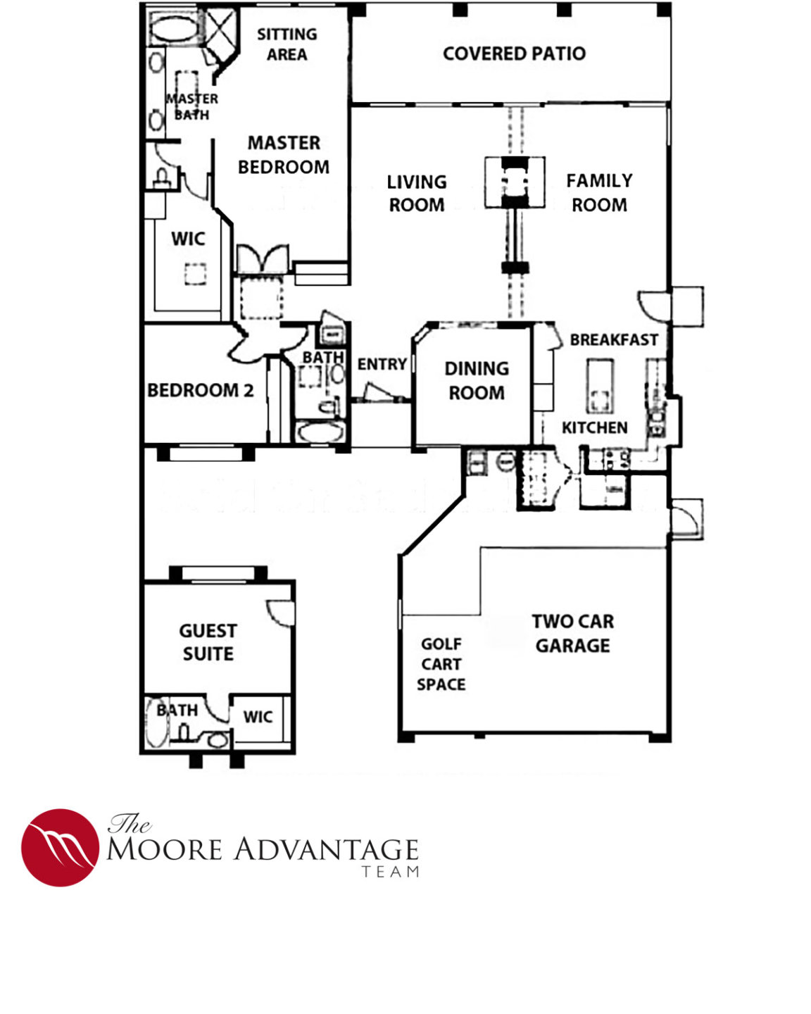Barcelona Floor Plan At Saddlebrooke