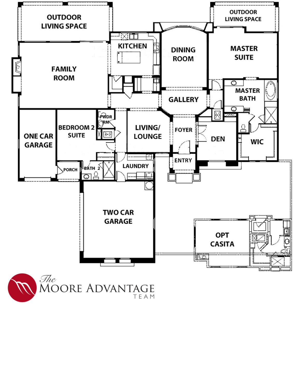 Catalina 8002 Floor Plan At Saddlebrooke