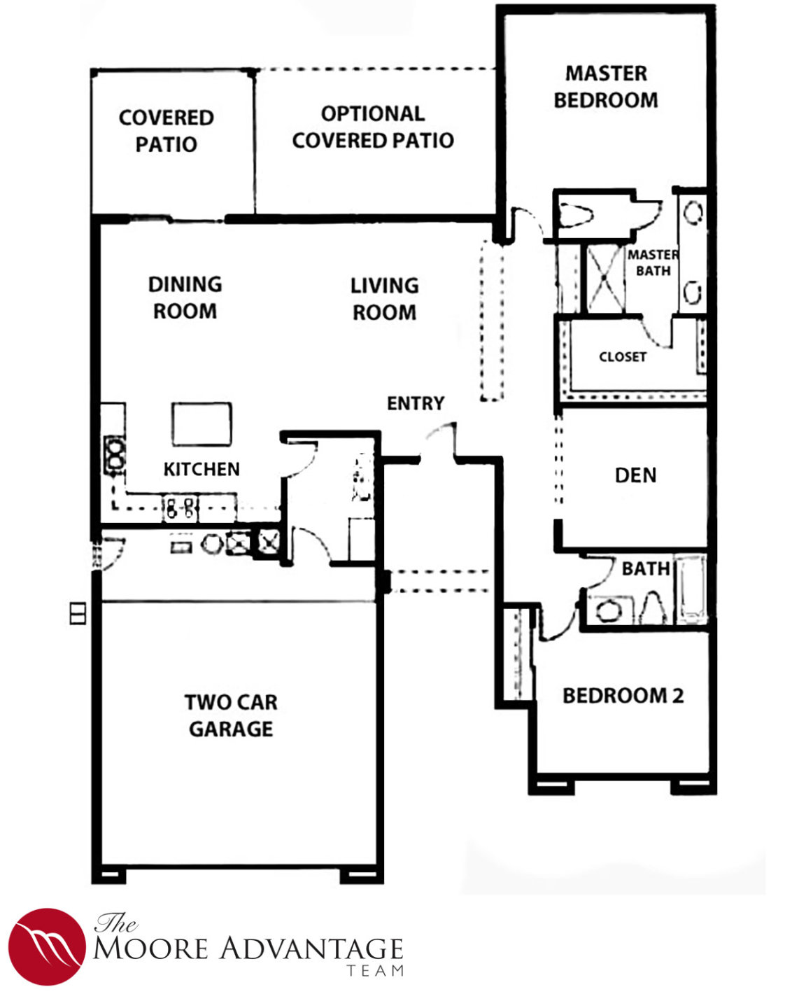 Chaparral 1432 Floor Plan At Saddlebrooke