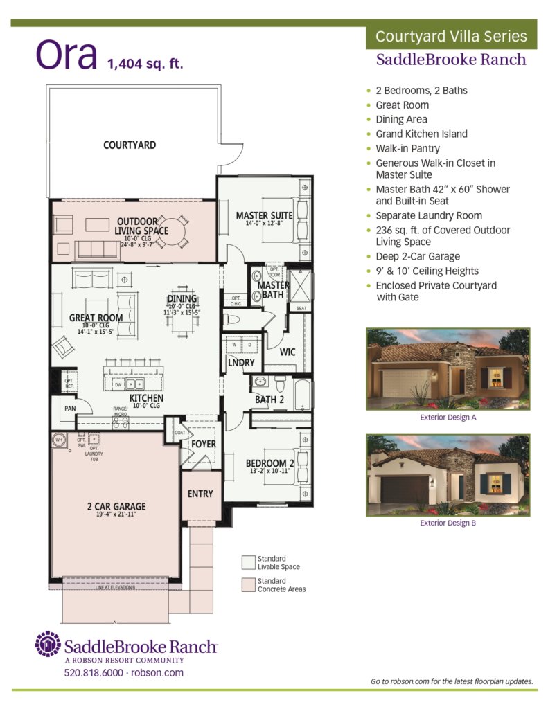 Ora Floorplan At Saddlebrooke Ranch