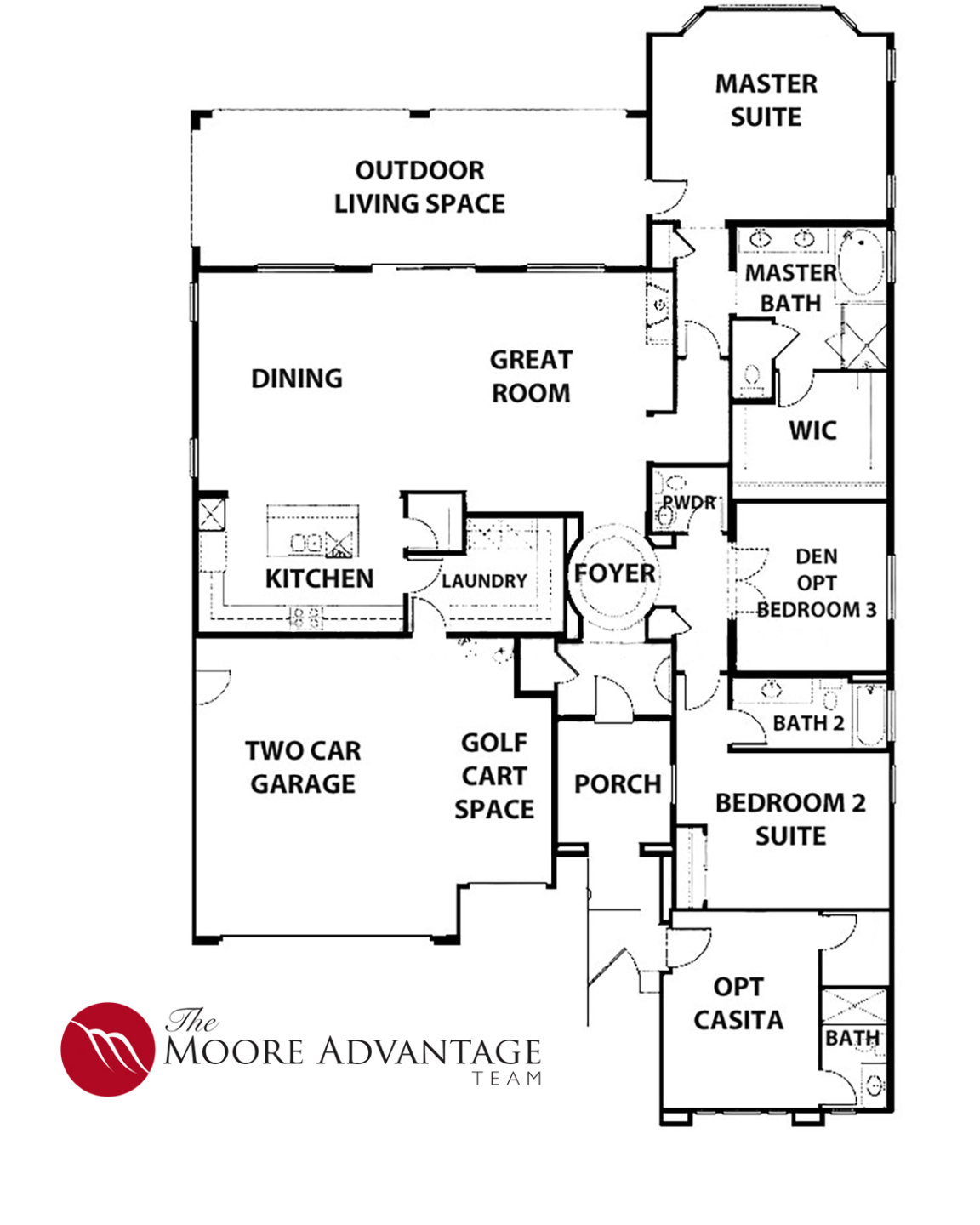Pima 2323 Floor Plan At Saddlebrooke