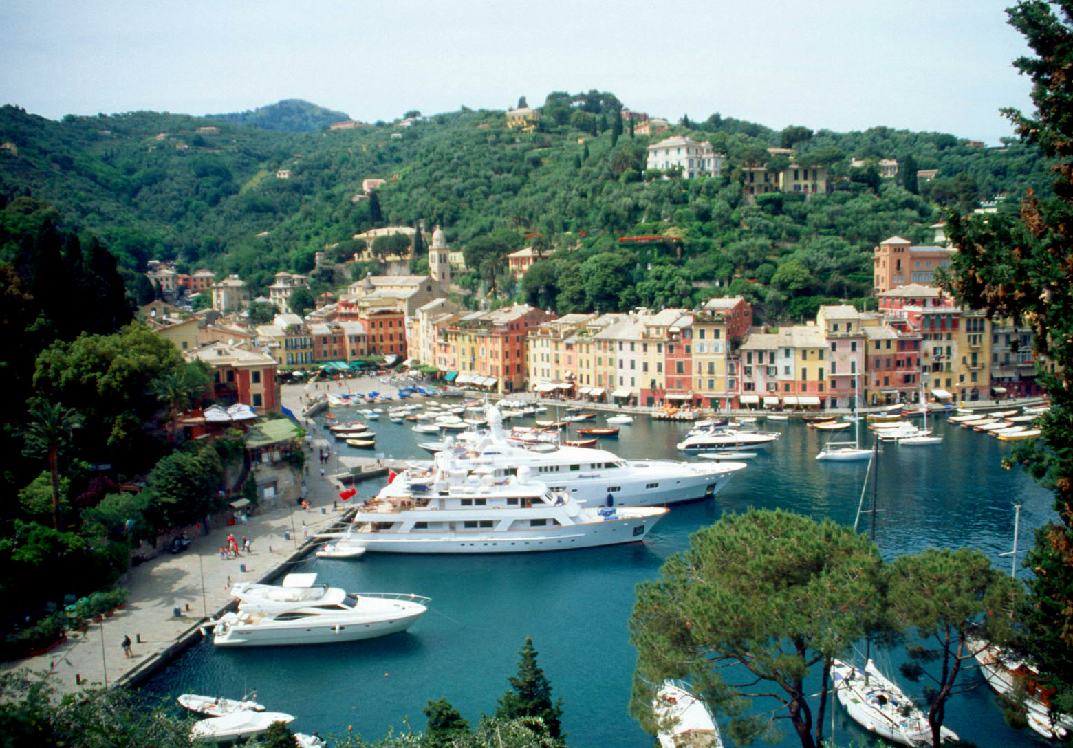 Comparison of Harbour Town marina to Portofino, Italy