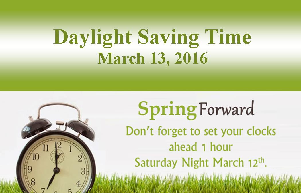Love it or hate it, here comes Daylight Savings Time.