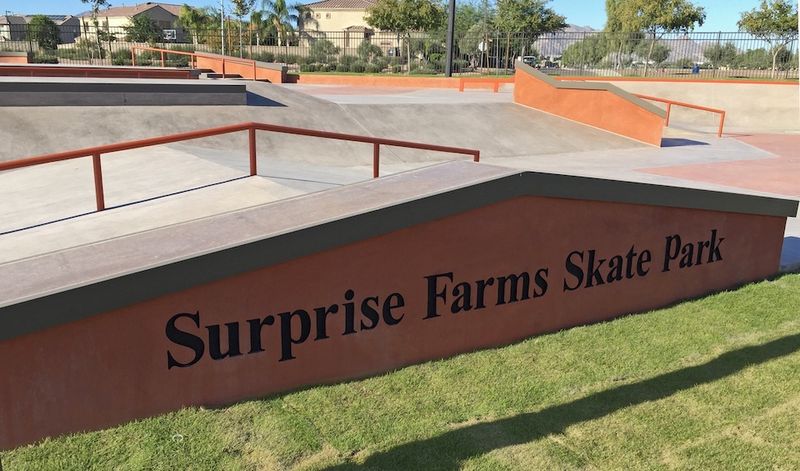 Surprise Farms Skate Park in Surprise Arizona