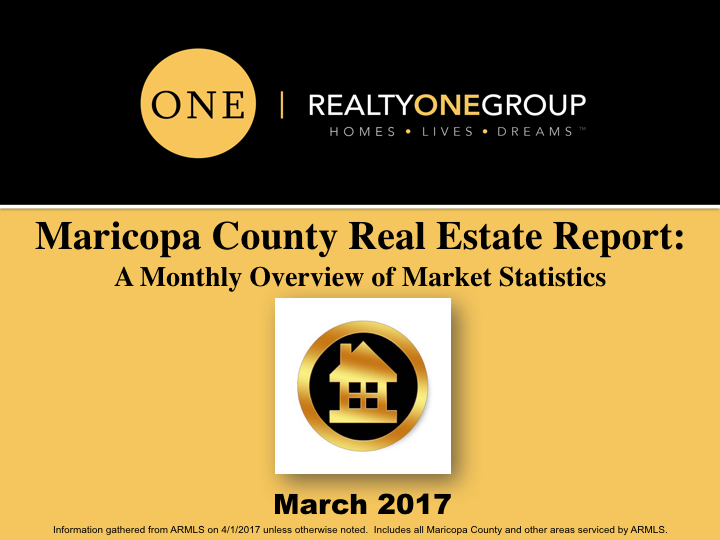 March 2017 Phoenix MLS Market Report