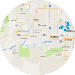 Interactive Map Search