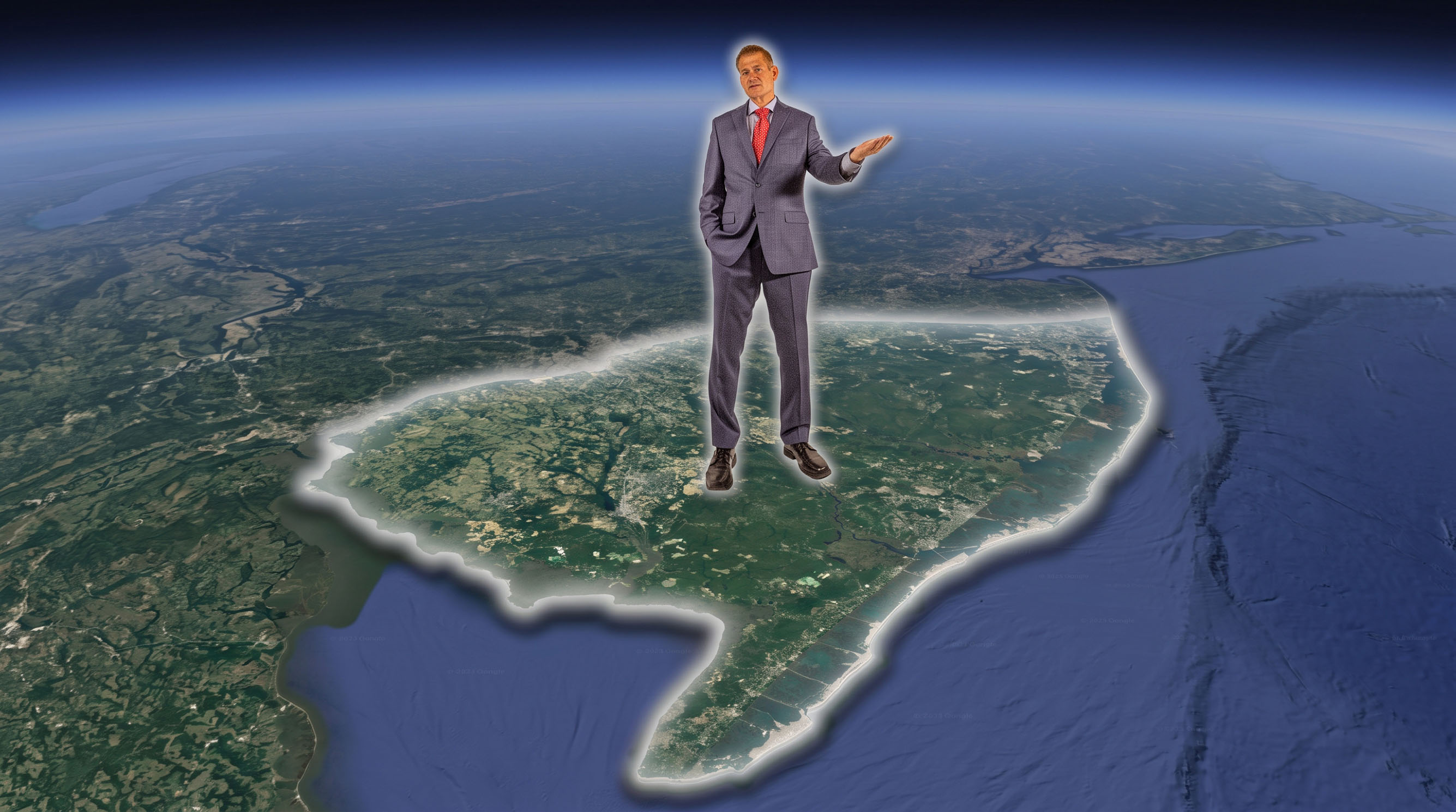 Joe Wiessner standing over South Jersey