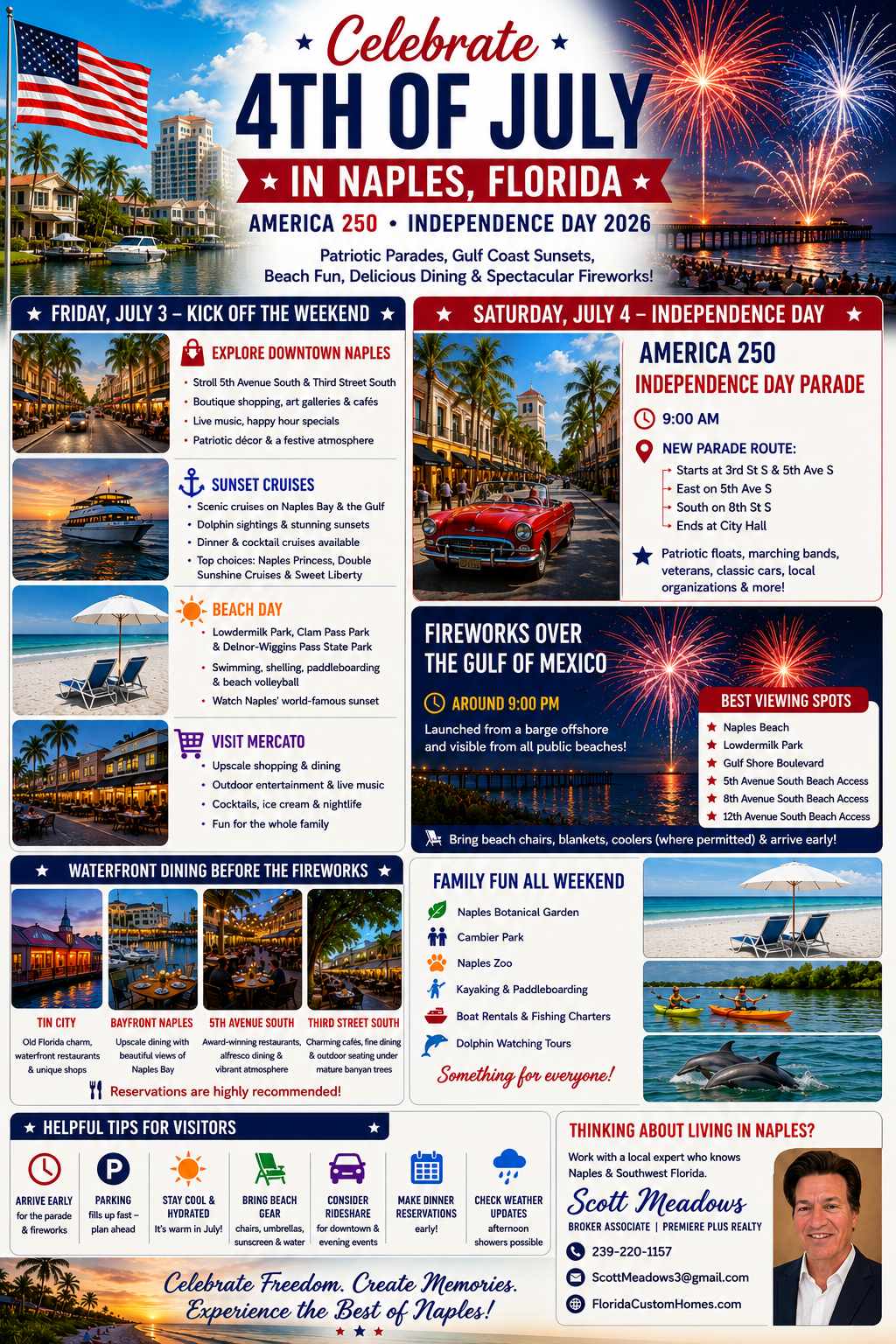 Celebrate the 2026 Fourth of July in Naples, Florida