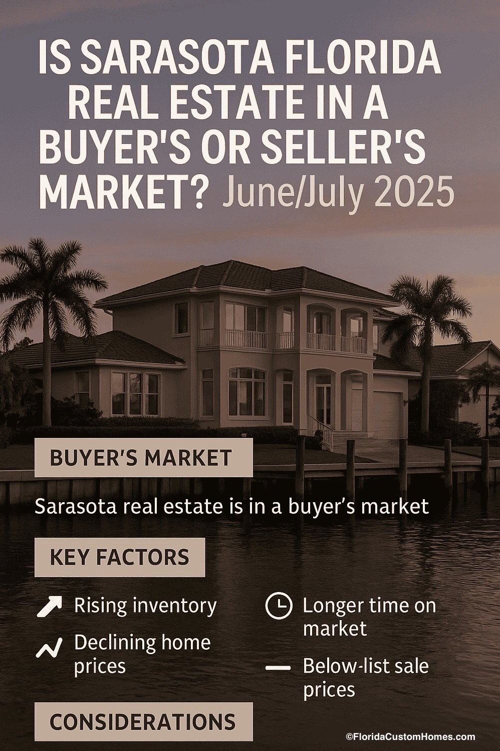 Is Sarasota a Buyers or Sellers Market