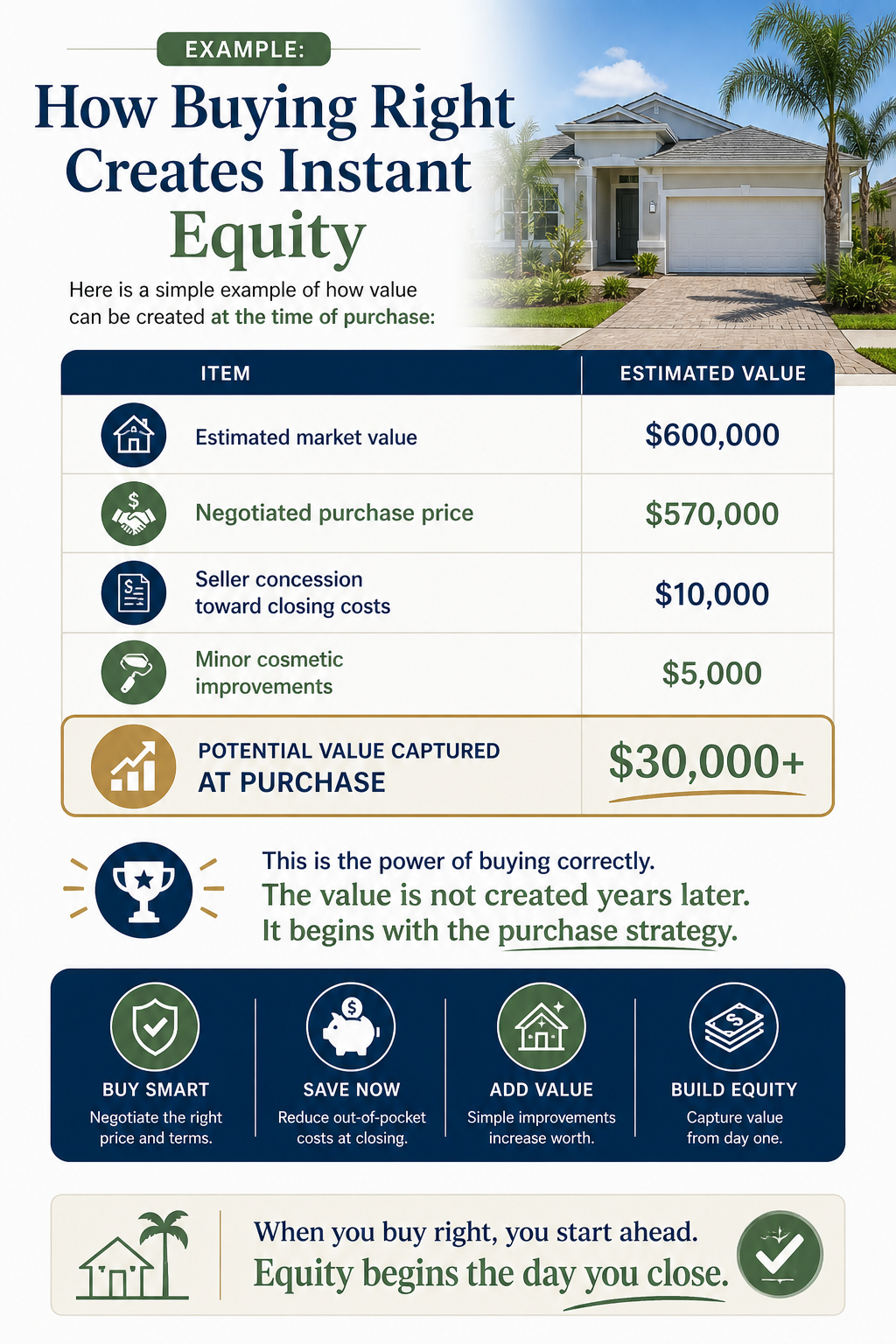 How Buying Right Creates Equity