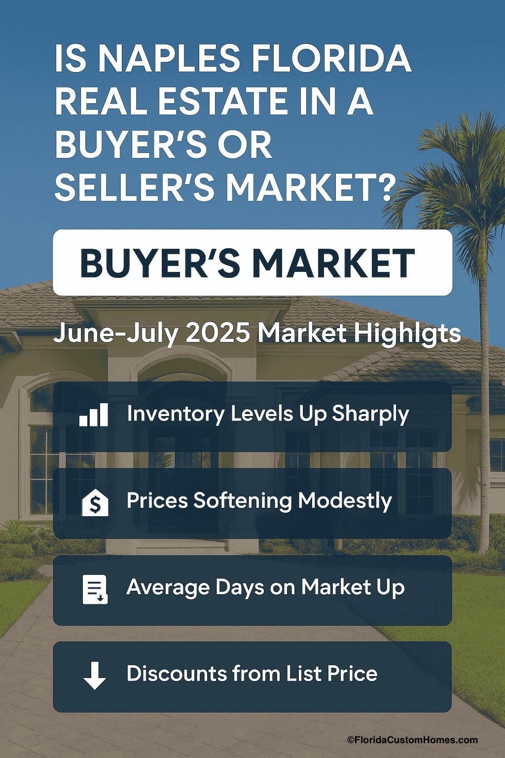 Is Naples Florida Real Estate in a Buyer's or Seller's Market June/July 2025
