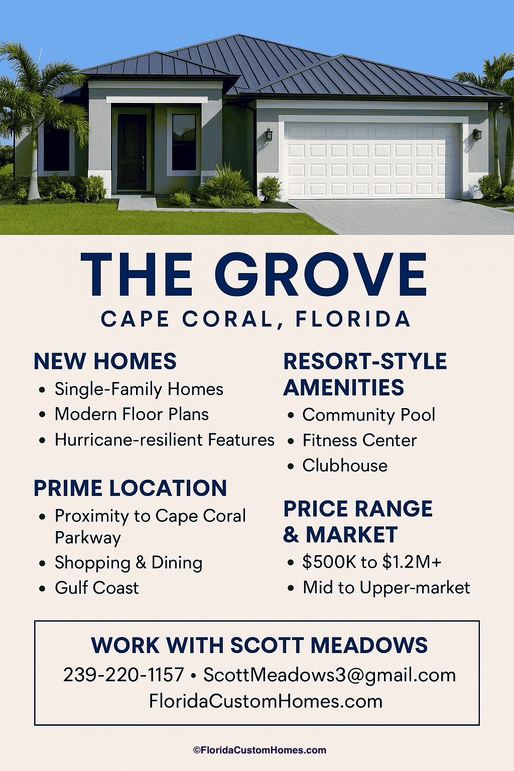 The Grove Cape Coral Florida