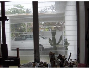 CARPORT THROUGH WINDOW
