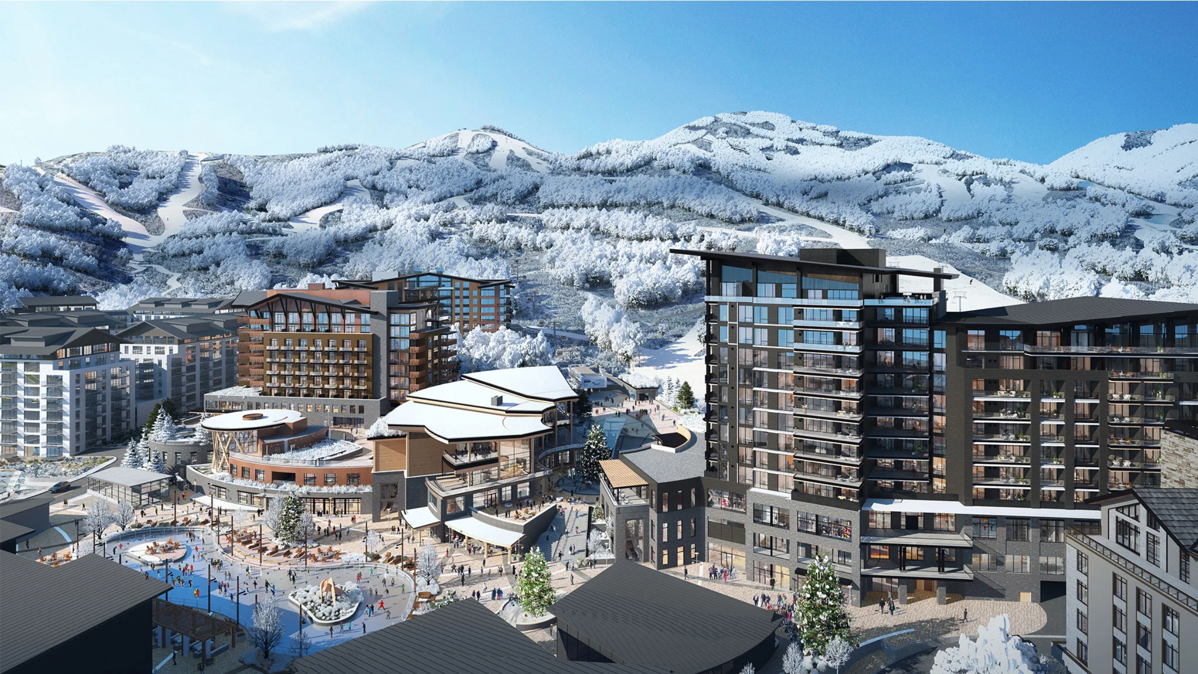 Ski resort near Deer Valley East Village, one of the key venues for the upcoming 2034 Winter Olympics