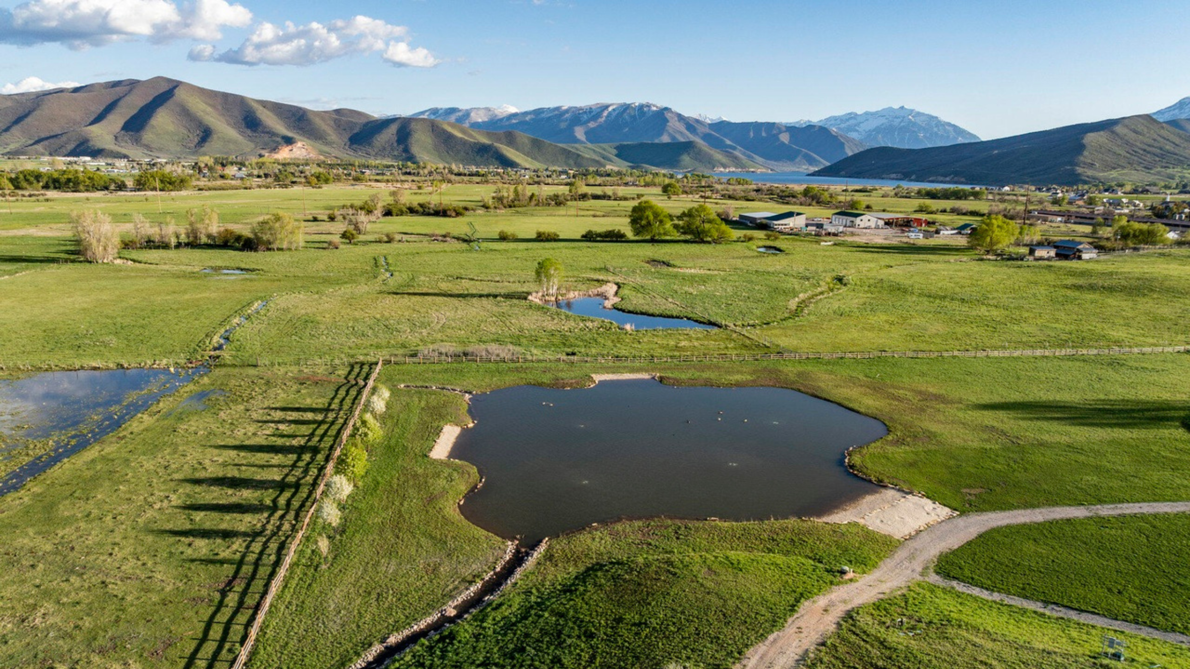 Scenic homes in Midway, Utah with mountain views and Swiss-inspired architecture
