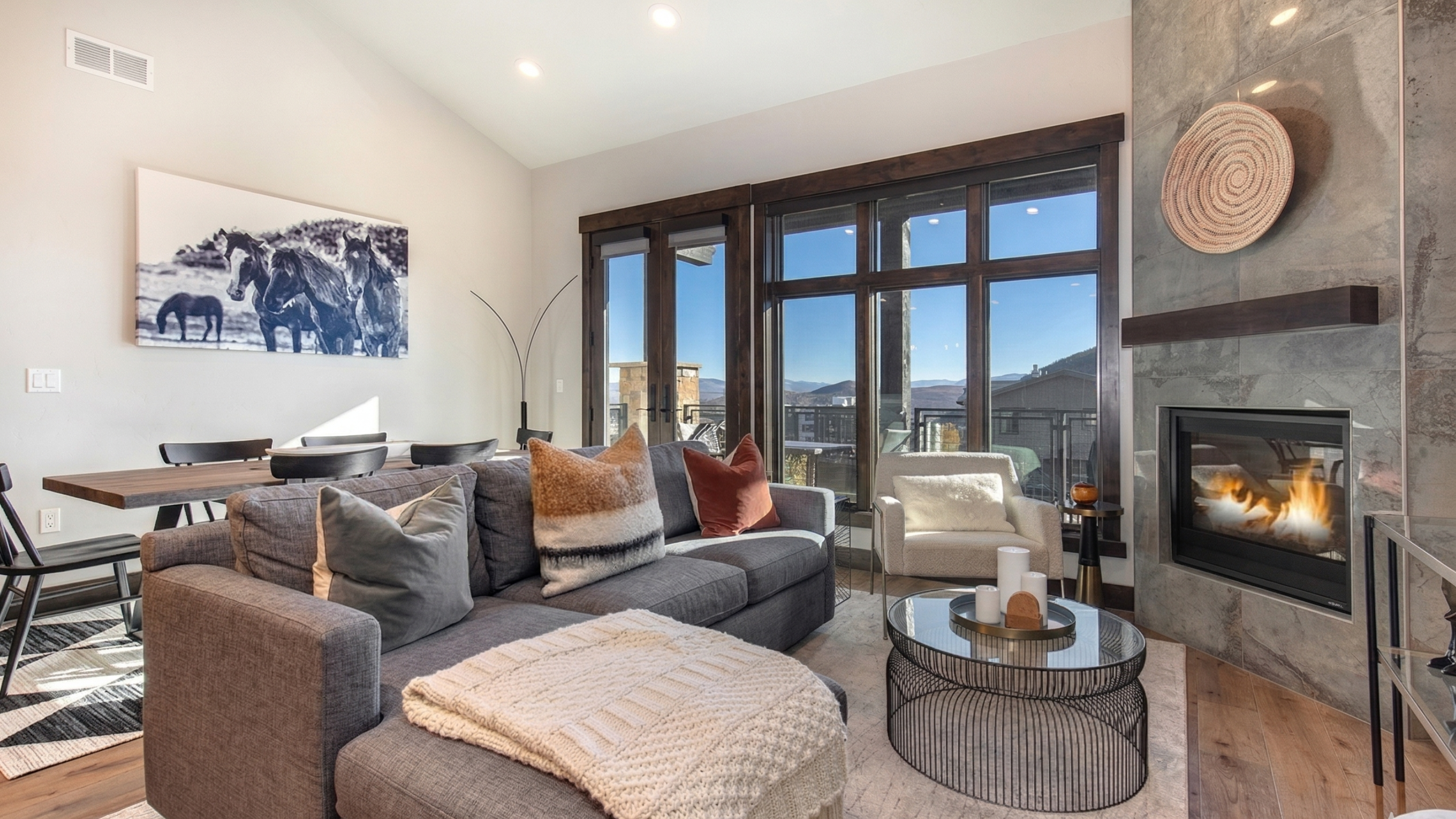 Airbnb rental property in Park City with mountain views and nearby ski resort access