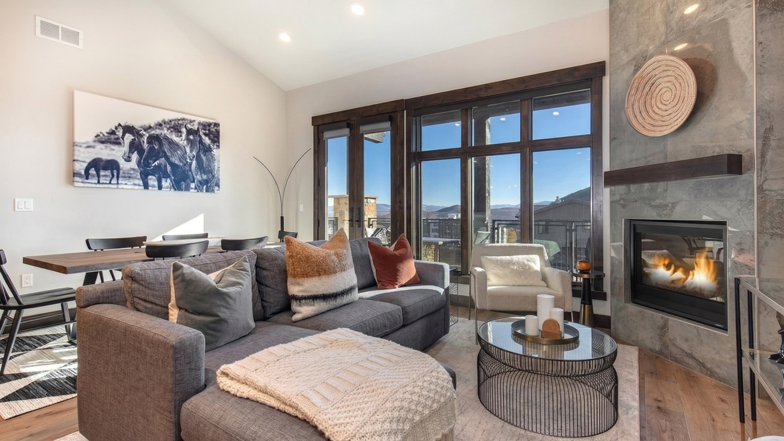 Airbnb rental property in Park City with mountain views and nearby ski resort access