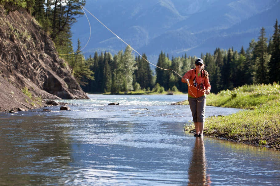 Fly fishing in Park City