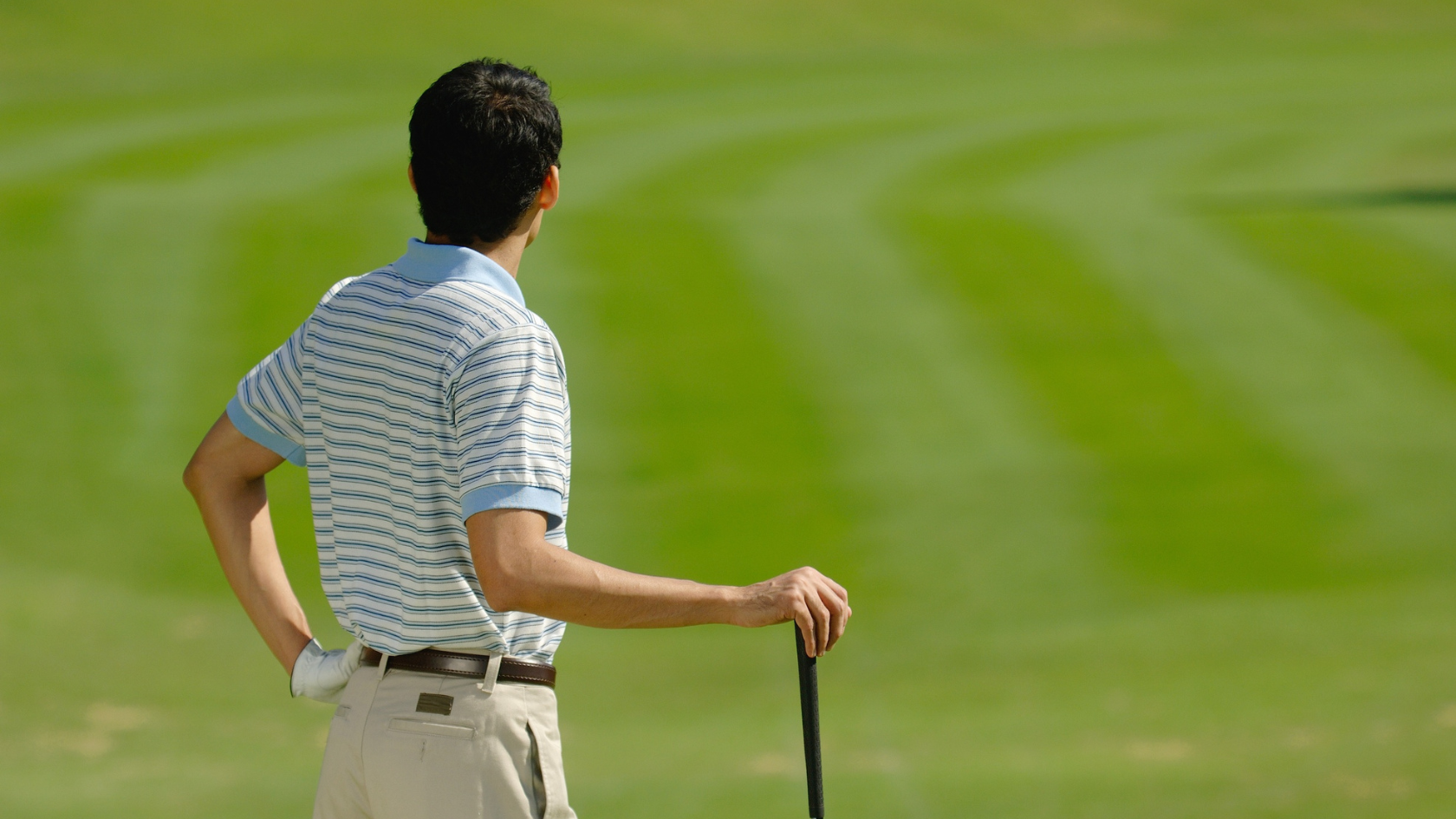 Golf course in Park City Utah during summer