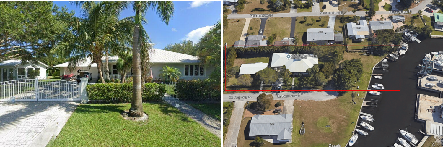 4032 SE Paul Terrace Waterfront Rental in Port Salerno
