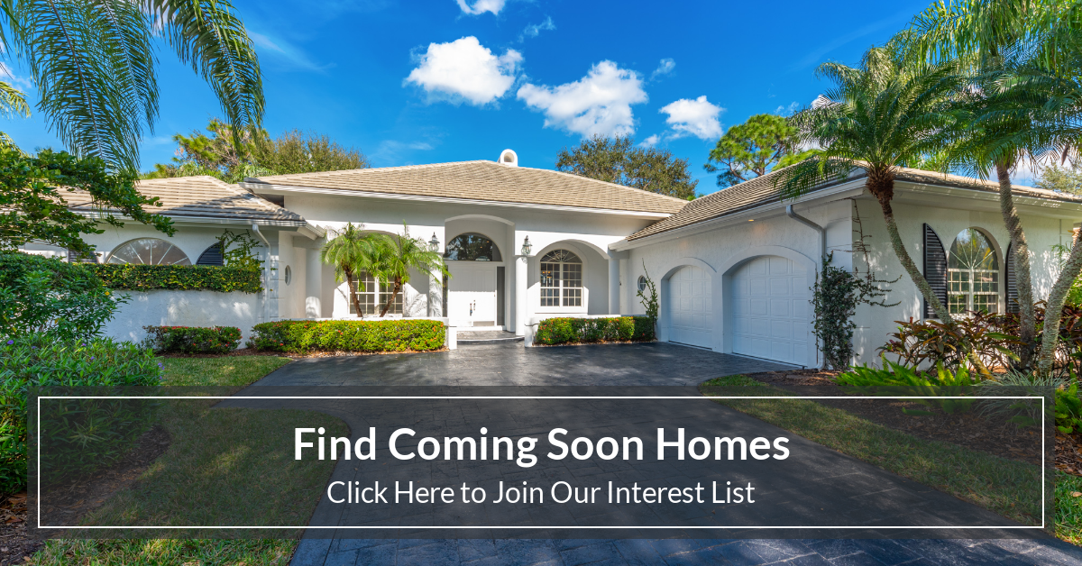 Coming Soon Homes Interest List