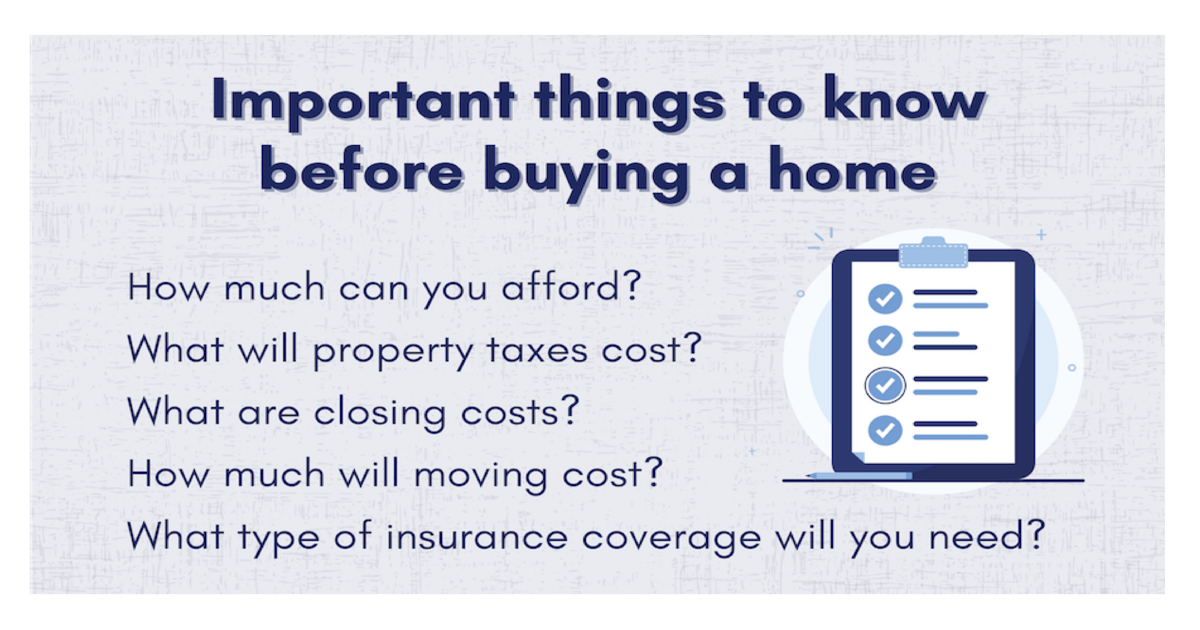 Things to Know Before Buying a Home
