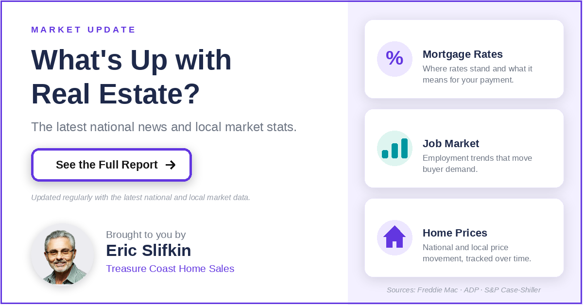 reasure Coast Florida real estate market chart showing home prices and inventory trends