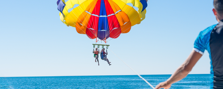 parasailing