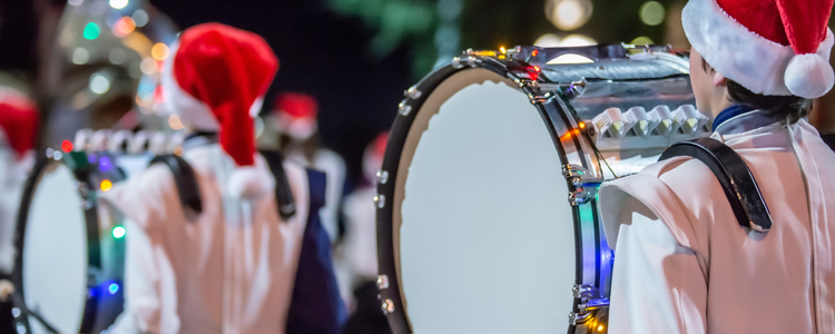 Festive Parade In Palm Beach County, FL
