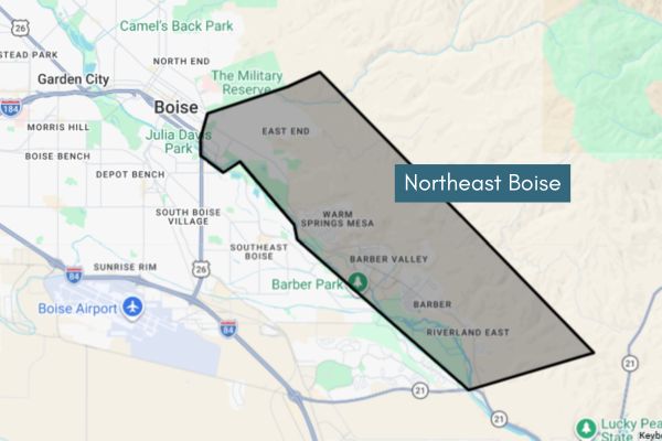 Northeast Boise Real Estate Area