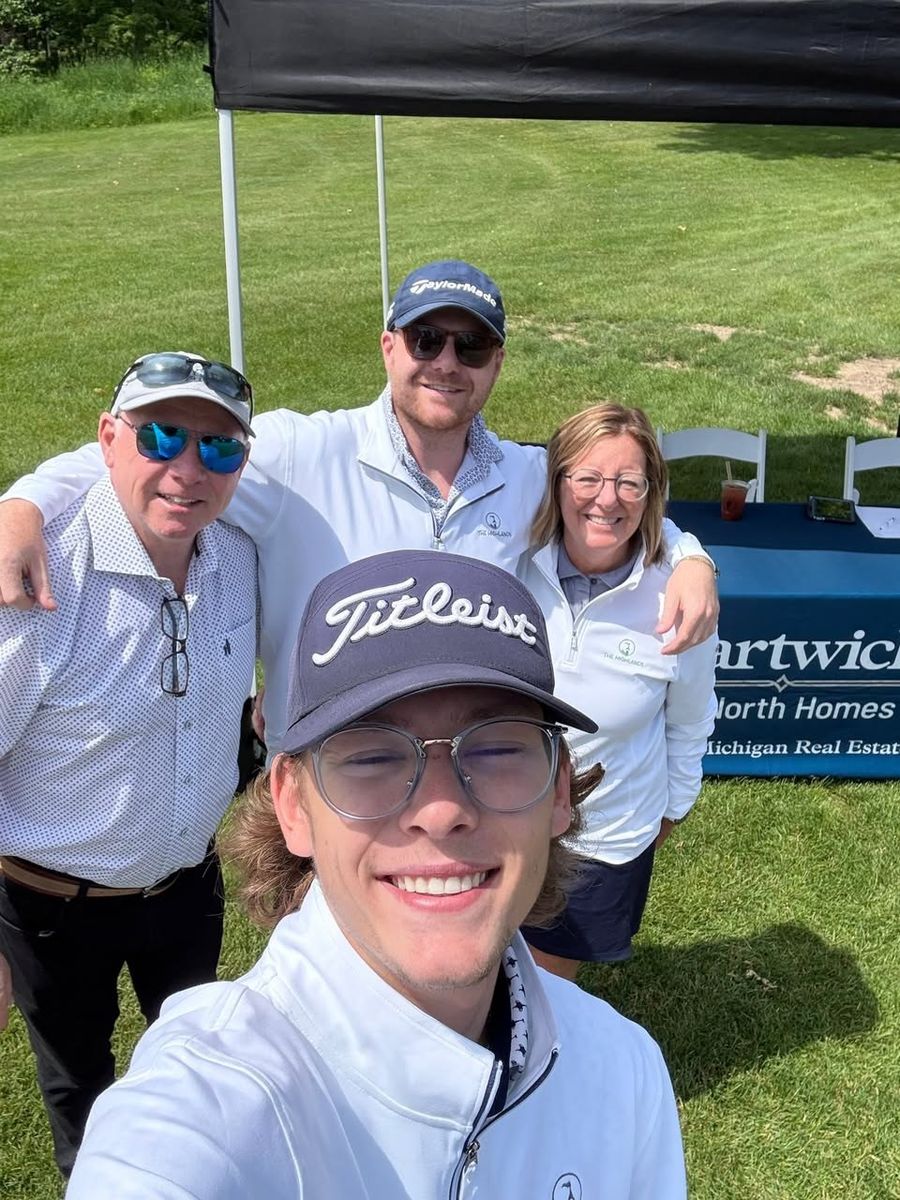 Bob, Trish, Will, and Morgan at the Epson Tour Pro-Am