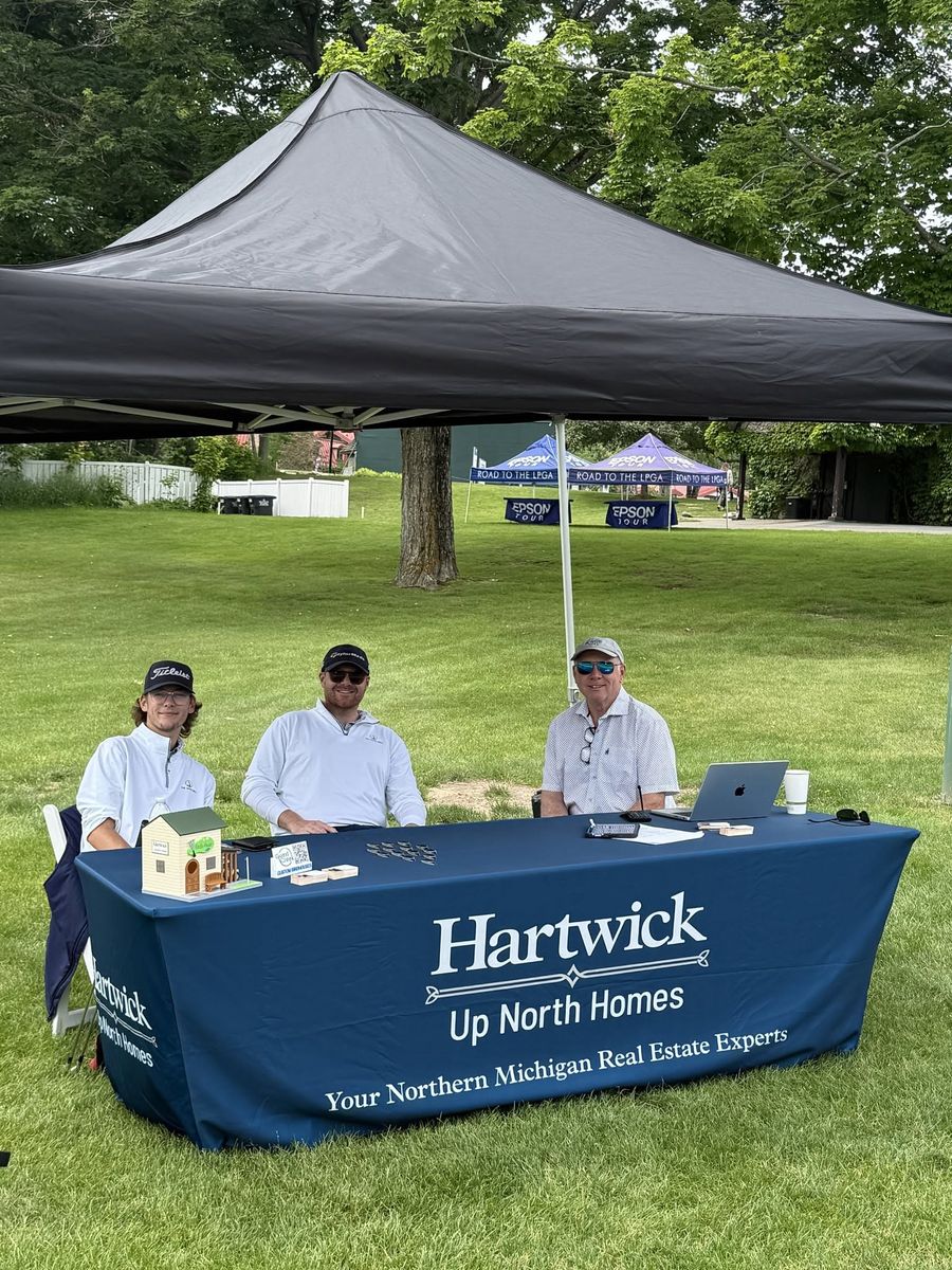 The Hartwick Up North Homes tent at the Pro-Am