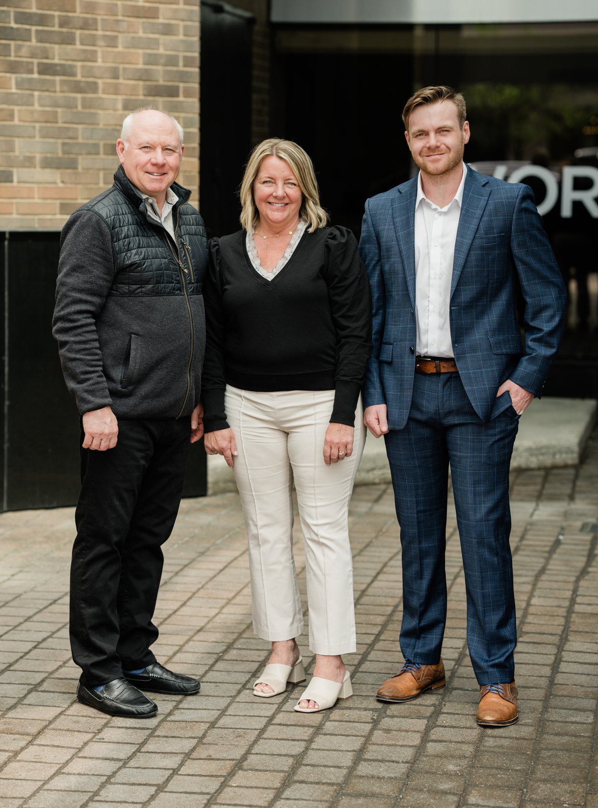 Bob, Trish and Will Hartwick of Hartwick Up North Homes