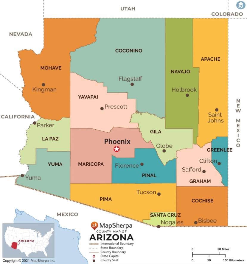 Counties of Arizona