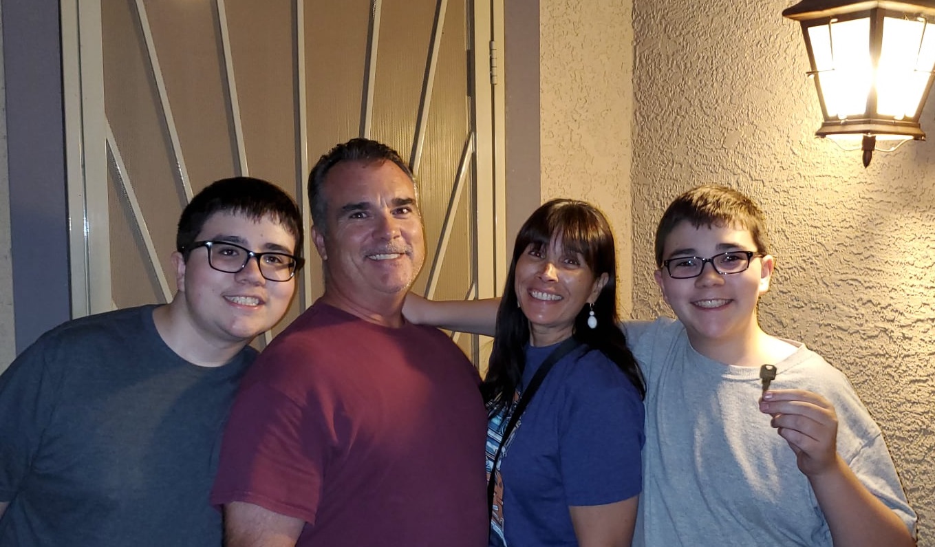 Munoz Family Getting the Keys to their New Home!